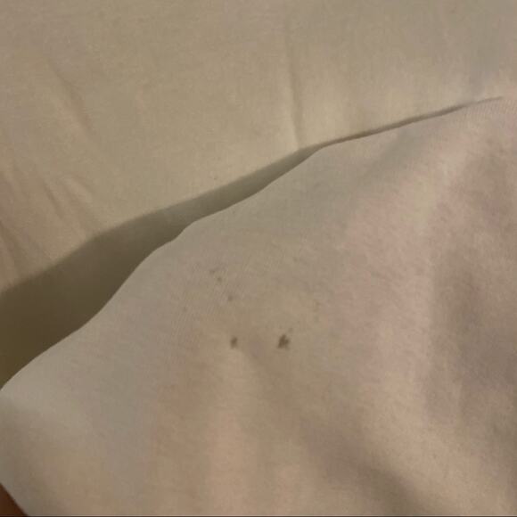 LOT of 3 White & Dark Red Solid Tee Shirts for Layering Women Junior Size Medium - Picture 8 of 15